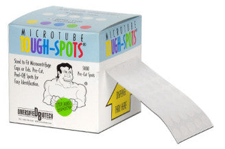 1/2" Tough-Spots, 5-up 5,000/roll