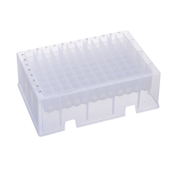 1.0ml, 96 Round Well, Round ("U") Bottom Deep Well Plate - 50 un.