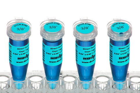 DT Cryo-Tags 0.94" x 0.50" & 3/8" spot