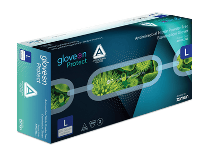 GloveOn Protect - Antimicrobial Nitrile Powder-Free Examination Gloves