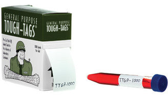 Tough-Tags 1.50 x 0.75"  1,000/roll