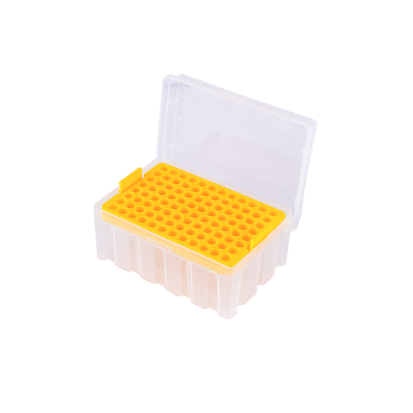 Empty Pipette tips Box, PP, 1-200 uL, 96 Place - 6 un.