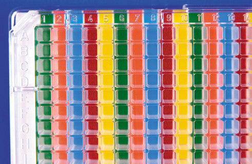 Multi-colored 384 Well Orienter