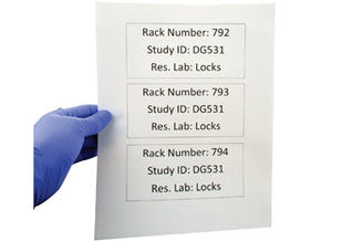 Laser Cryo-Tag Sheet
