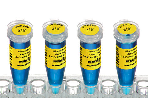DT Cryo-Tags 0.94" x 0.50" & 3/8" spot