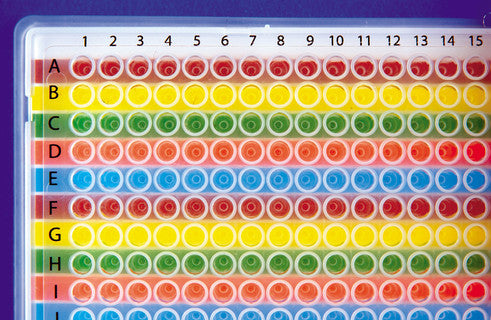 Multi-colored 384 Well Orienter