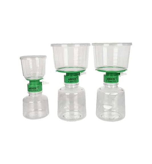 BIOFILL Bottle Top Filteration System, High Flow PES Bottle Top Filter Full Assembly, Sterile