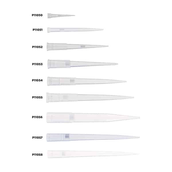 Pipette Filter tips, 100-1250 uL, Low Retention, Natural, Bulk - 500 un.
