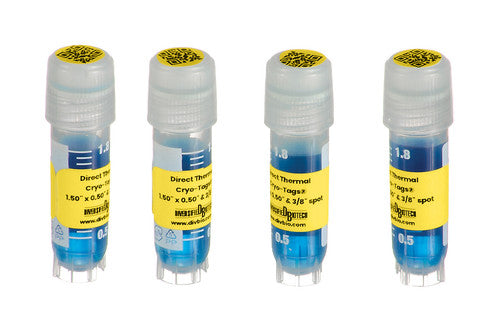 DT Cryo-Tags 1.50" x 0.50" & 3/8" spot
