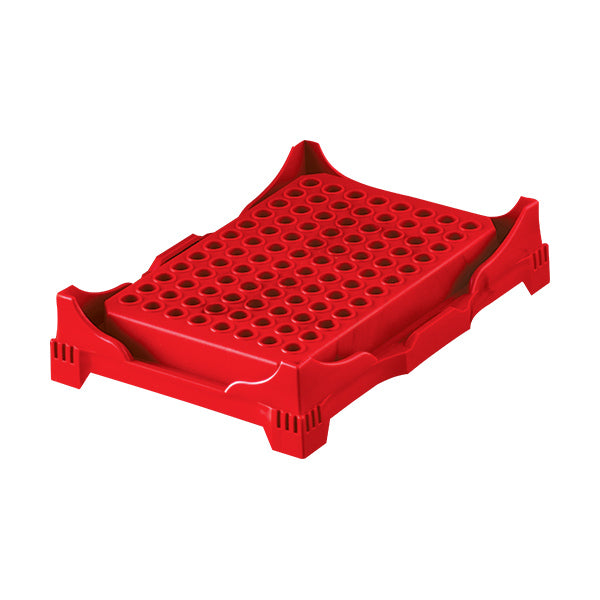 PCR Work Up Rack, PP, 96 Places, Plates/Strips/Tubes, Assorted Colours - 5 un.