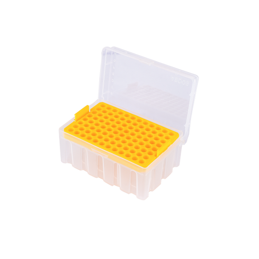 Empty Pipette tips Box, PP, 0.1-10 uL, 96 Place - 6 un.
