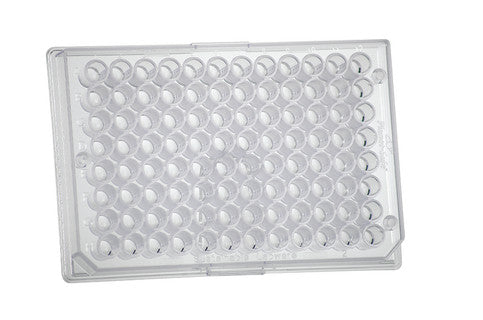 Microplate, 96-well, U-Bottom w/lids, Indiv. Wrapped