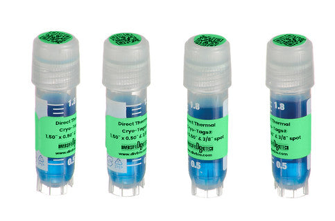 DT Cryo-Tags 1.50" x 0.50" & 3/8" spot