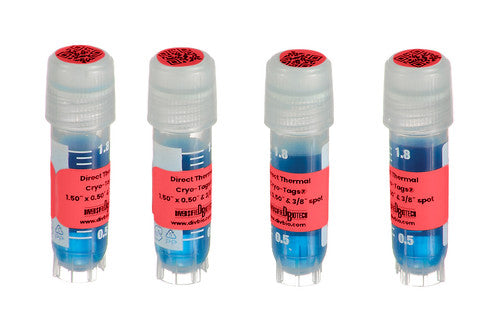 DT Cryo-Tags 1.50" x 0.50" & 3/8" spot