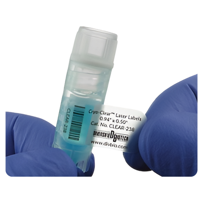 Cryo-Clear Laser Labels