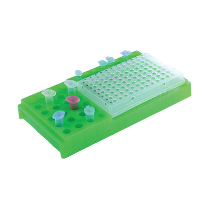 PCR Workstation Rack, With Lid, PP, Assorted Colours - 5 un.
