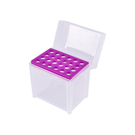 Empty Pipette tips Box, PP, 100-5000 uL, 24 Place - 6 un.