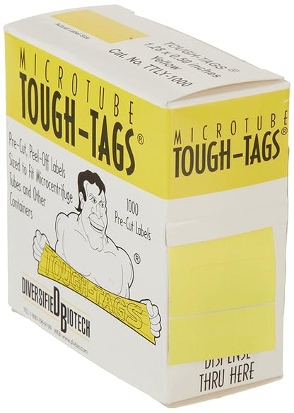 Tough-Tags 1.28 x 0.50" Yellow