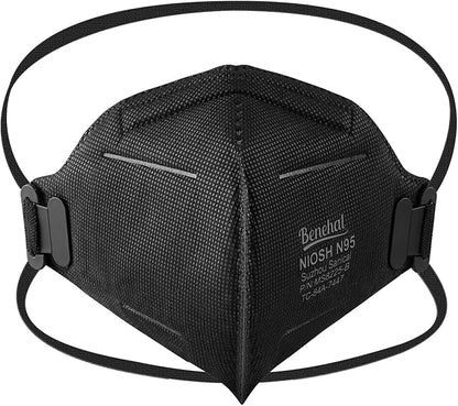 Behenal NIOSH N95 Respirator Indiv. Wrapped (Black)