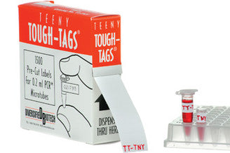 Teeny Tough-Tags 0.81 x 0.28"  1,500/roll