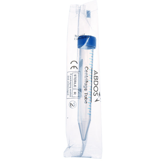 Centrifuge Tube, Conical, PP, 15 mL, Sterile, Ind. Wrapped