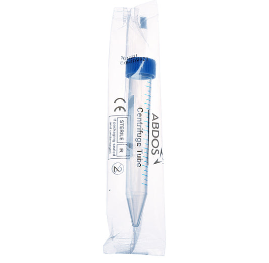 Centrifuge Tube, Conical, PP, 15 mL, Sterile, Ind. Wrapped